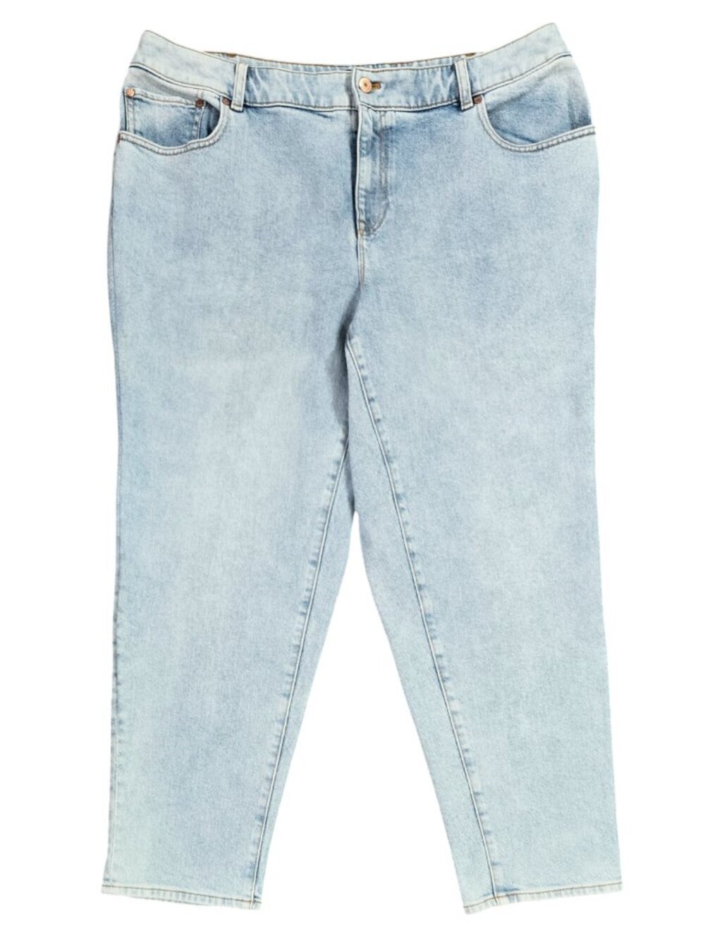 Talbots Everyday Relaxed Jean Light Fiji Wash Cropped Stretch